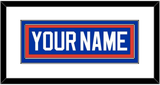 New York Nameplate - Road Blue (1984-1995) - Double Mat 1