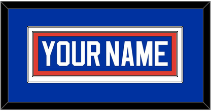 New York Nameplate - Road Blue (1984-1995) - Signature Tier 2