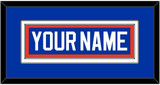 New York Nameplate - Road Blue (1984-1995) - Double Mat 2