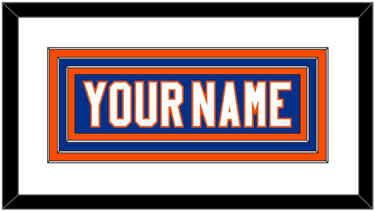 New York Nameplate - Home Blue - Premier Tier 1