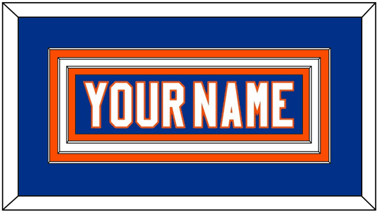 New York Nameplate - Home Blue - Premier Tier 2