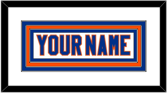 New York Nameplate - Road White - Premier Tier 1
