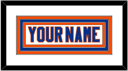 New York Nameplate - Road White - Premier Tier 2