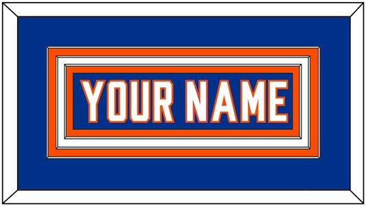New York Nameplate - Alternate Blue - Premier Tier 1