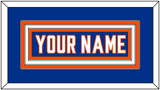 New York Nameplate - Alternate Blue - Triple Mat 1