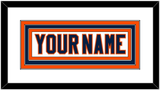 New York Nameplate - Road White (2007-2010) - Triple Mat 2