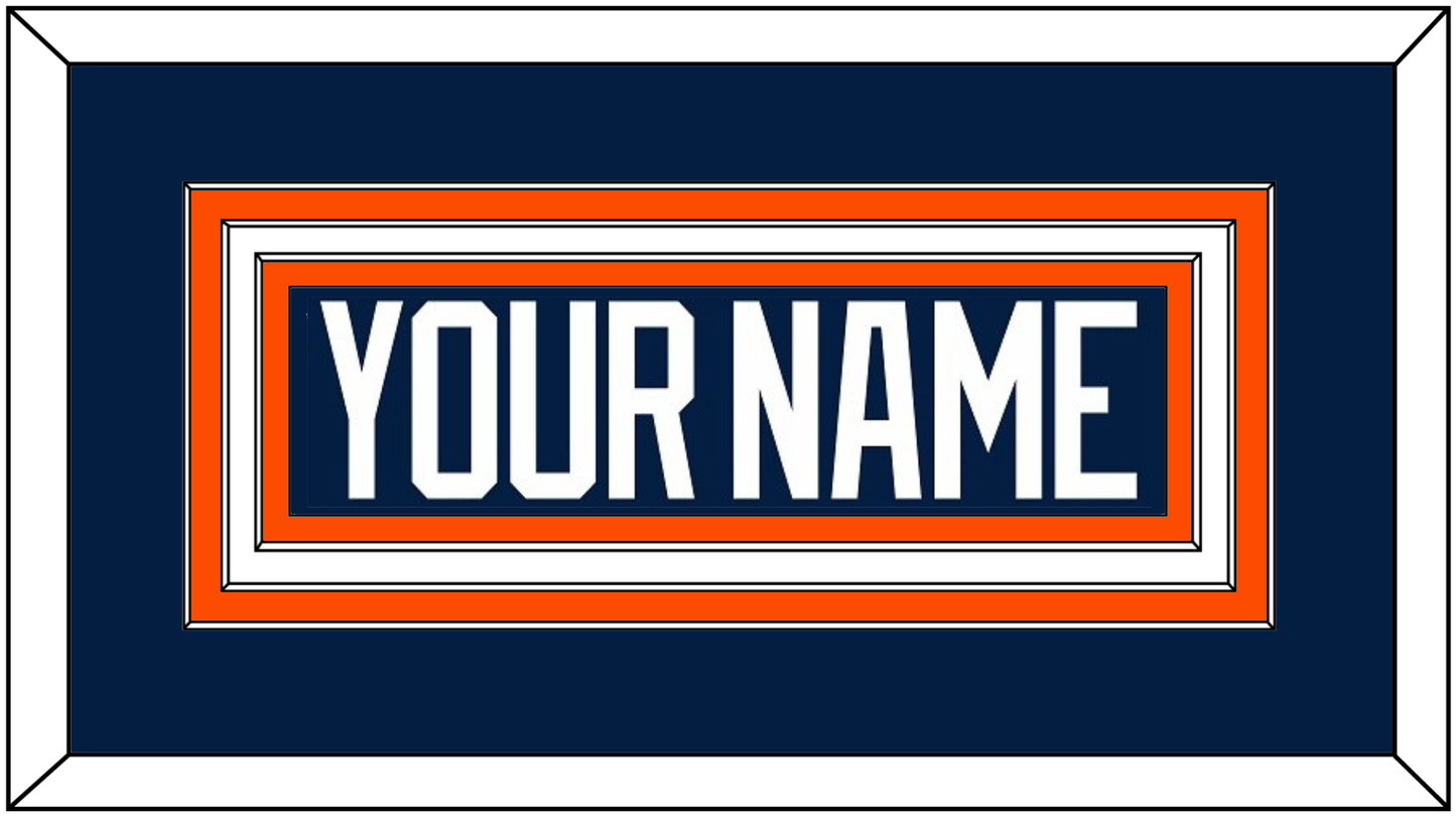 New York Nameplate - Road Blue Jersey (1998-2007) - Premier Tier 1