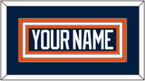 New York Nameplate - Road Blue Jersey (1998-2007) - Triple Mat 1