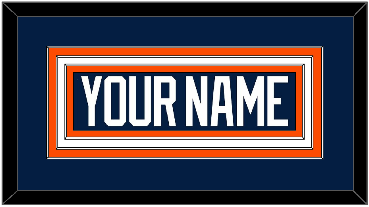 New York Nameplate - Road Blue Jersey (1998-2007) - Premier Tier 1