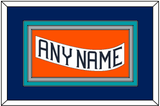 New York Nameplate - Home White (1995-1998) - Triple Mat 2
