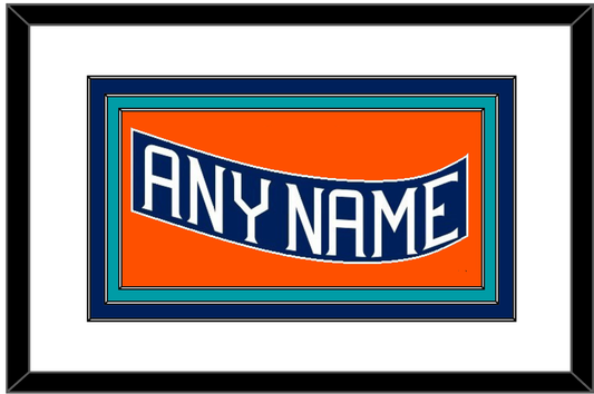 New York Nameplate - Road Blue (1995-1998) - Premier Tier 1