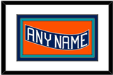 New York Nameplate - Road Blue (1995-1998) - Triple Mat 1