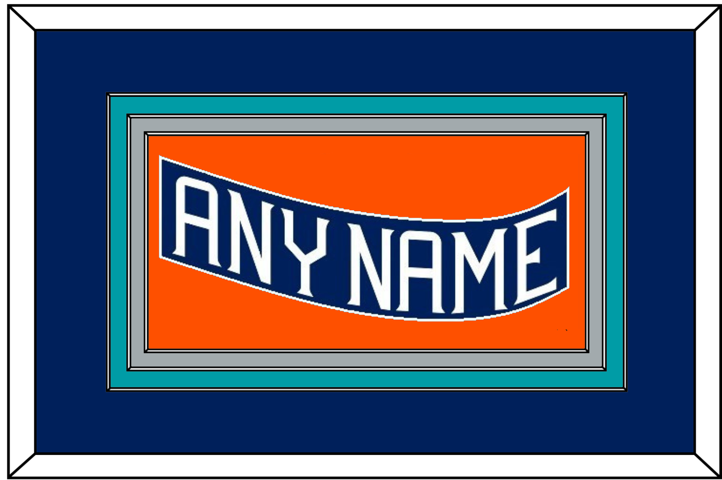 New York Nameplate - Road Blue (1995-1998) - Premier Tier 2