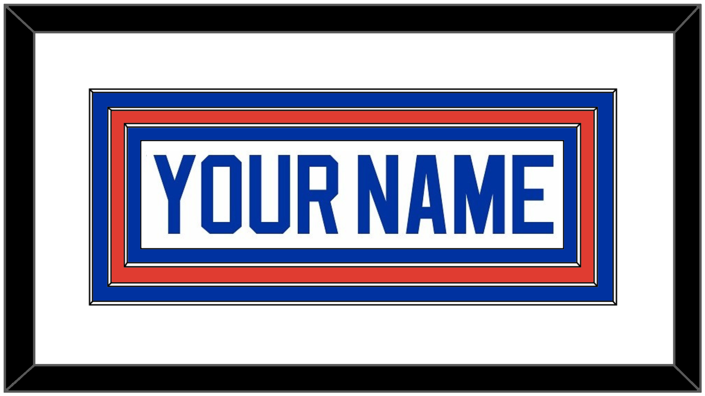 New York Nameplate - Home White (1984-1995) - Premier Tier 1