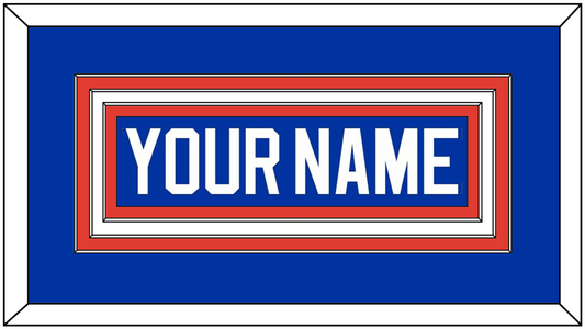 New York Nameplate - Road Blue (1984-1995) - Premier Tier 1