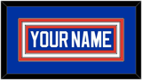 New York Nameplate - Road Blue (1984-1995) - Triple Mat 1