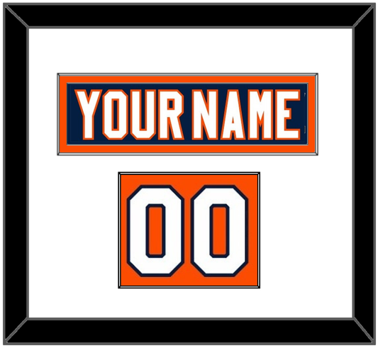 New York Nameplate & Number (Shoulder) - Home Blue (2007-2010) - Essential Tier 1
