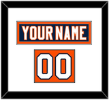 New York Nameplate & Number (Shoulder) - Home Blue (2007-2010) - Single Mat 1