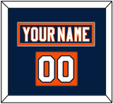 New York Nameplate & Number (Shoulder) - Home Blue (2007-2010) - Single Mat 2