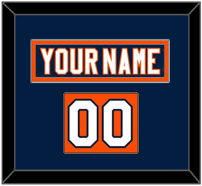 New York Nameplate & Number (Shoulder) - Home Blue (2007-2010) - Essential Tier 2