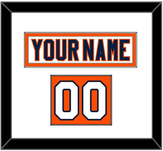 New York Nameplate & Number (Shoulder) - Road White (2007-2010) - Essential Tier 1