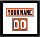 New York Nameplate & Number (Shoulder) - Road White (2007-2010) - Single Mat 1