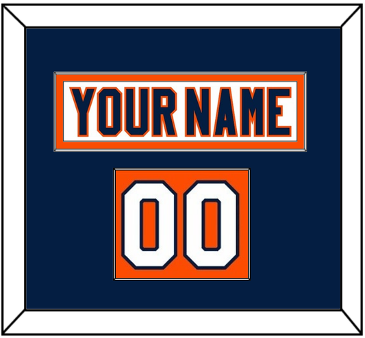 New York Nameplate & Number (Shoulder) - Road White (2007-2010) - Essential Tier 2