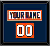 New York Nameplate & Number (Shoulder) - Road White (2007-2010) - Single Mat 2