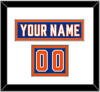 New York Nameplate & Number (Shoulder) - Alternate Blue - Signature Tier 1