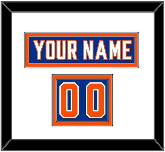 New York Nameplate & Number (Shoulder) - Alternate Blue - Signature Tier 1