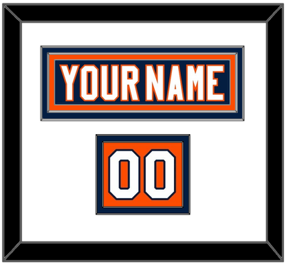 New York Nameplate & Number (Shoulder) - Home Blue (2007-2010) - Signature Tier 1