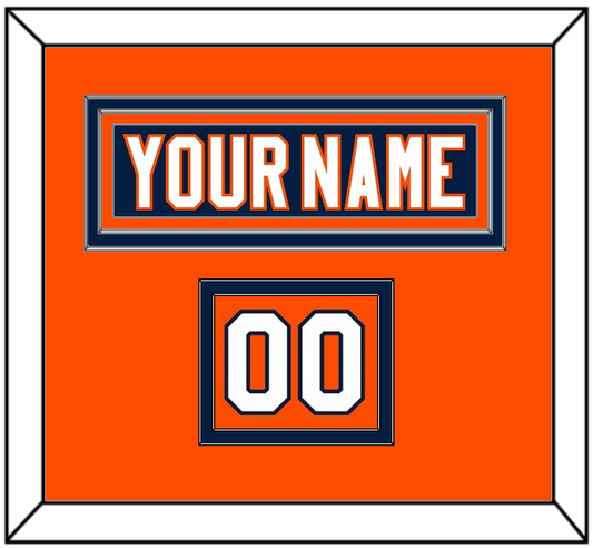 New York Nameplate & Number (Shoulder) - Home Blue (2007-2010) - Signature Tier 3