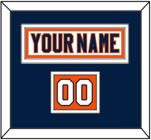 New York Nameplate & Number (Shoulder) - Road White (2007-2010) - Signature Tier 2