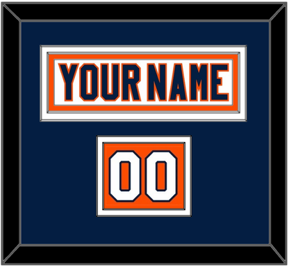 New York Nameplate & Number (Shoulder) - Road White (2007-2010) - Signature Tier 2