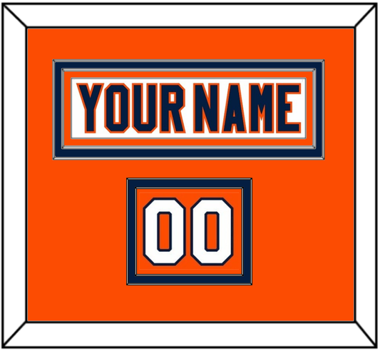 New York Nameplate & Number (Shoulder) - Road White (2007-2010) - Signature Tier 3