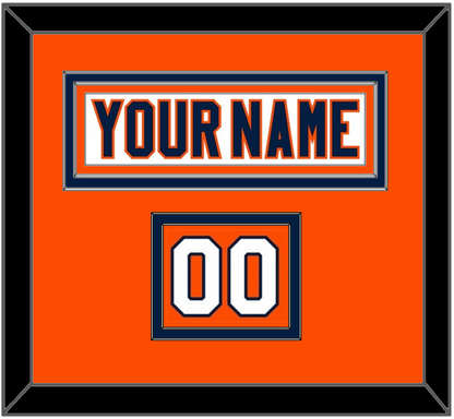 New York Nameplate & Number (Shoulder) - Road White (2007-2010) - Signature Tier 3