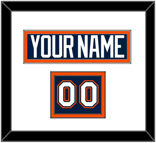 New York Nameplate & Number (Shoulder) - Road Blue Jersey (1998-2007) - Signature Tier 1