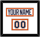 New York Nameplate & Number (Shoulder) - Home White Jersey (1998-2007) - Double Mat 1