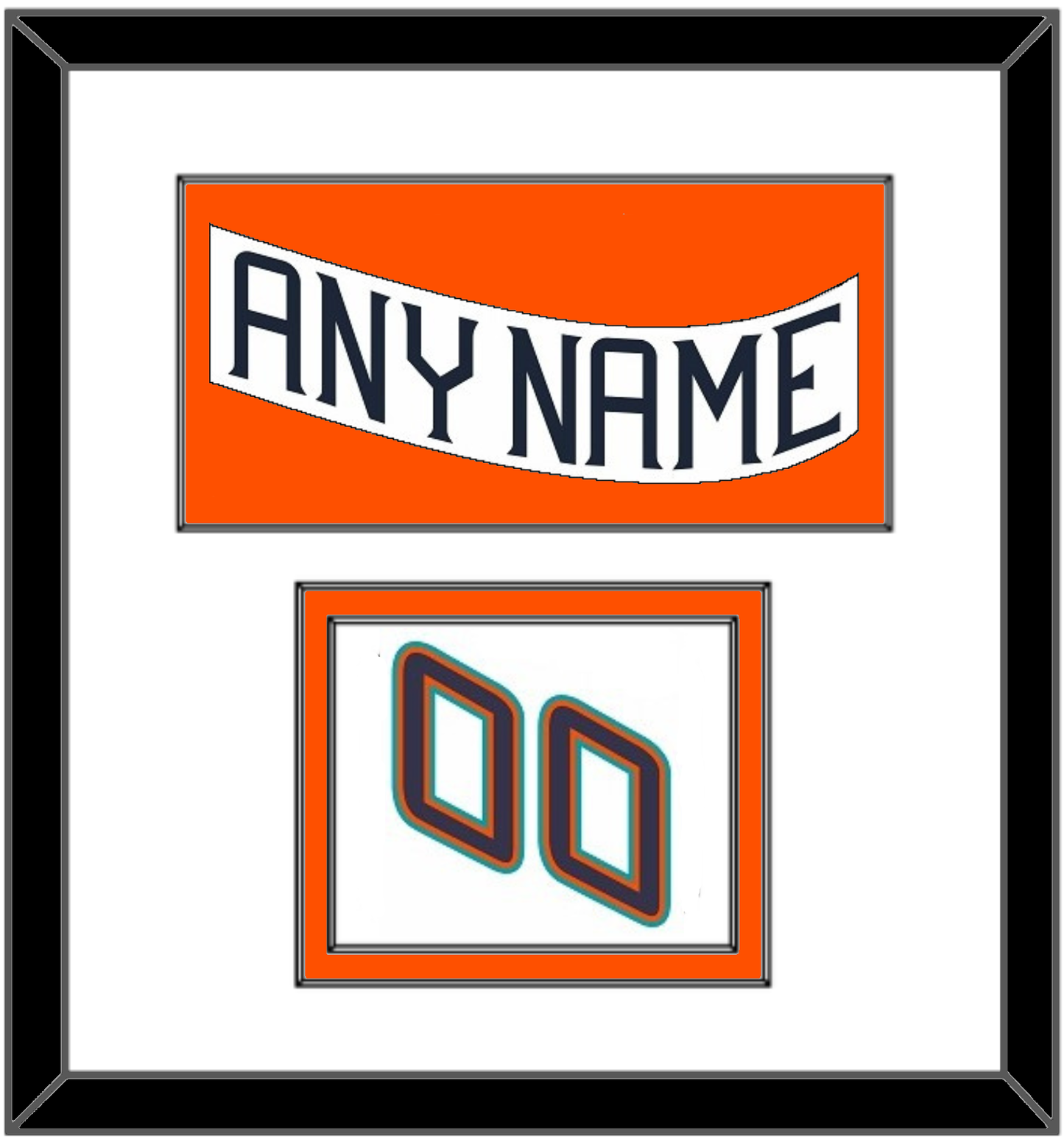 New York Nameplate & Number (Shoulder) - Home White (1995-1998) - Signature Tier 1