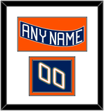 New York Nameplate & Number (Shoulder) - Road Blue (1995-1998) - Double Mat 1