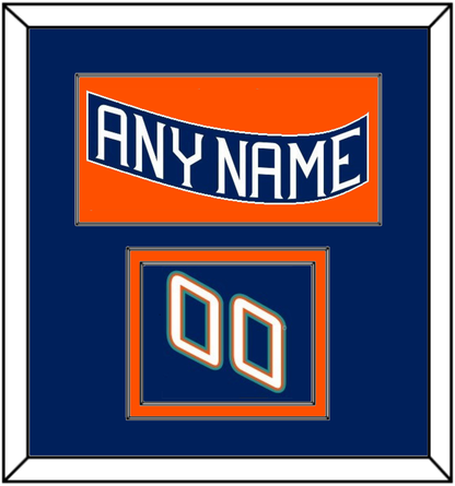New York Nameplate & Number (Shoulder) - Road Blue (1995-1998) - Signature Tier 2