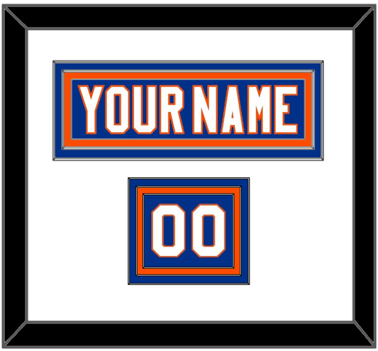 New York Nameplate & Number (Shoulder) - Home Blue - Premier Tier 1