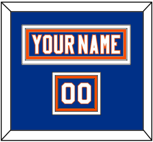New York Nameplate & Number (Shoulder) - Home Blue - Premier Tier 2