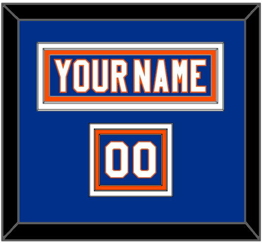 New York Nameplate & Number (Shoulder) - Home Blue - Premier Tier 2