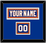 New York Nameplate & Number (Shoulder) - Home Blue - Triple Mat 2