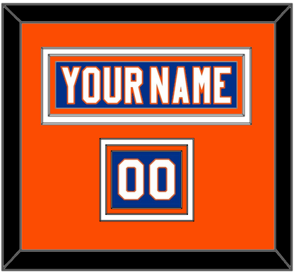 New York Nameplate & Number (Shoulder) - Home Blue - Premier Tier 3