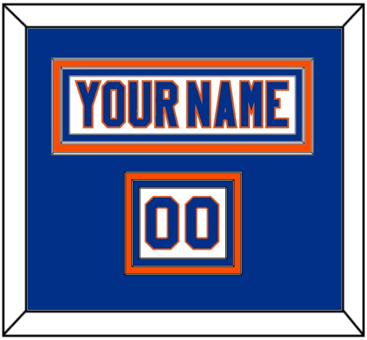 New York Nameplate & Number (Shoulder) - Road White - Premier Tier 2