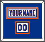 New York Nameplate & Number (Shoulder) - Road White - Triple Mat 2