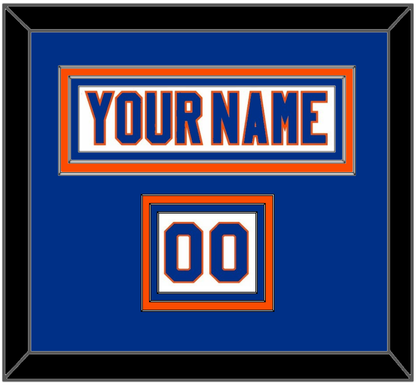 New York Nameplate & Number (Shoulder) - Road White - Premier Tier 2