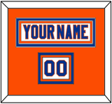 New York Nameplate & Number (Shoulder) - Road White - Triple Mat 3